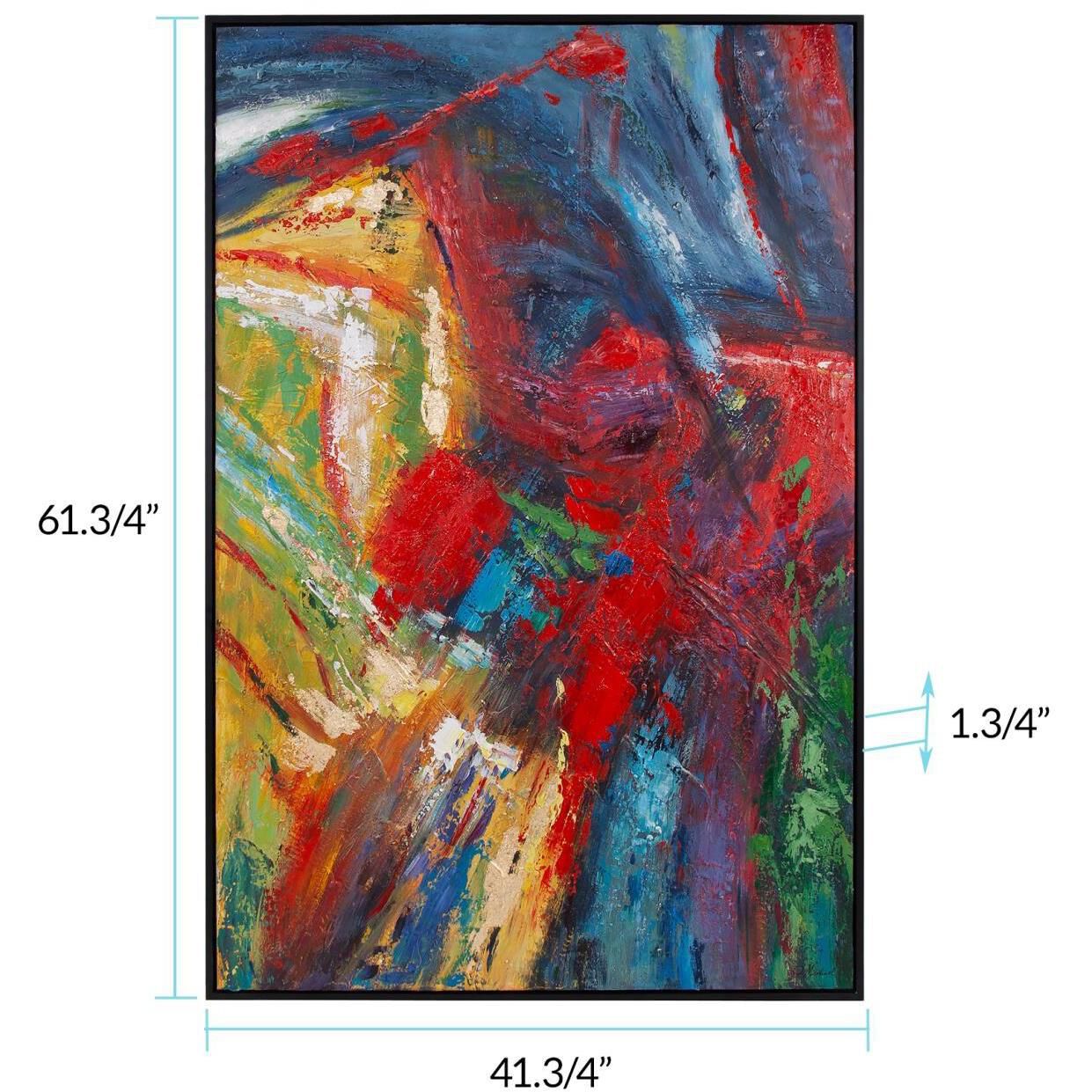 Celebration of Life 73.75 X 49.75 inch Hand Painted Canvas